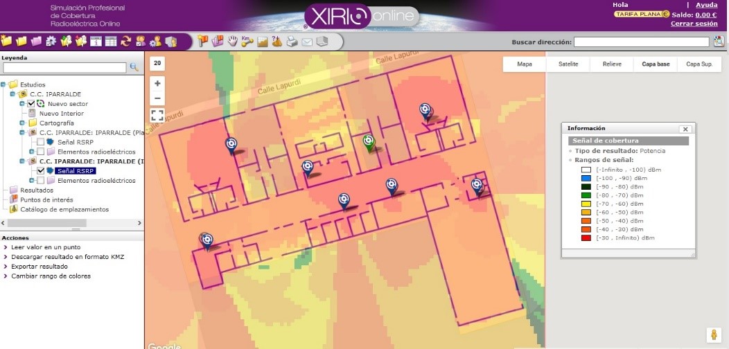 Los cálculos en interiores disponibles ya en XIRIO ONLINE